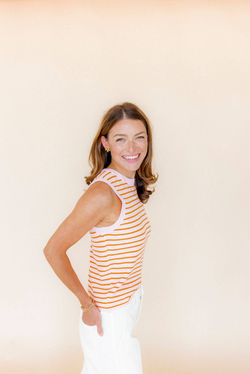 Bristol Heart Pearl Earrings