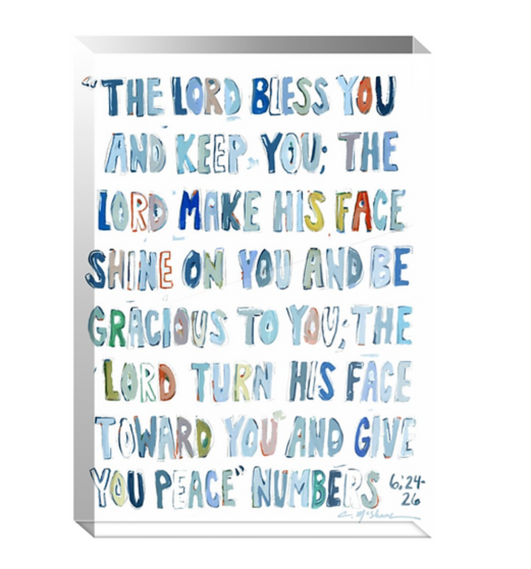 Numbers 6: 24-26 Acrylic by Chelsea McShane Art
