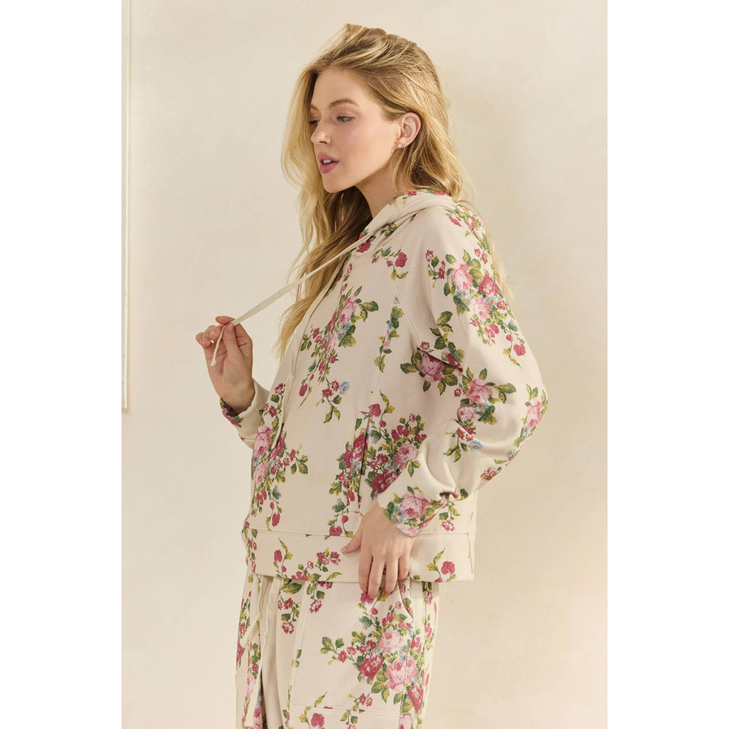 Floral Printed French Terry Set