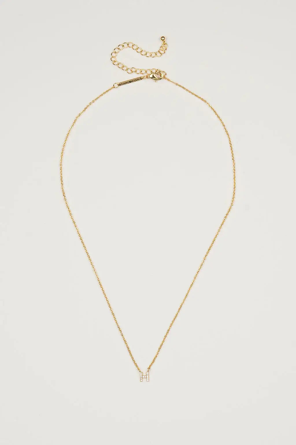 Dainty Shiny Initial Necklace