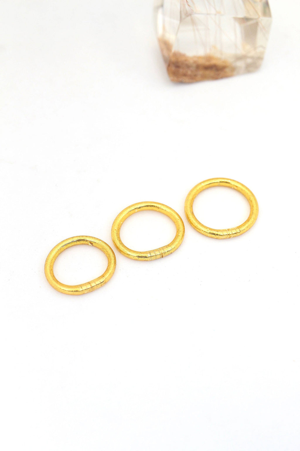 Silver Thai Buddhist Temple Rings