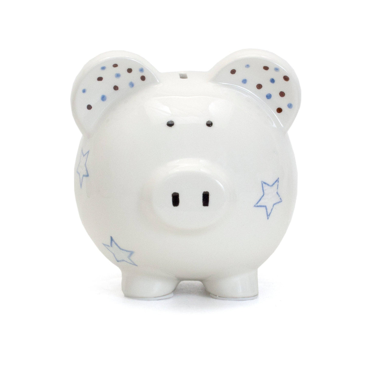 Blue Star Large Piggy Bank