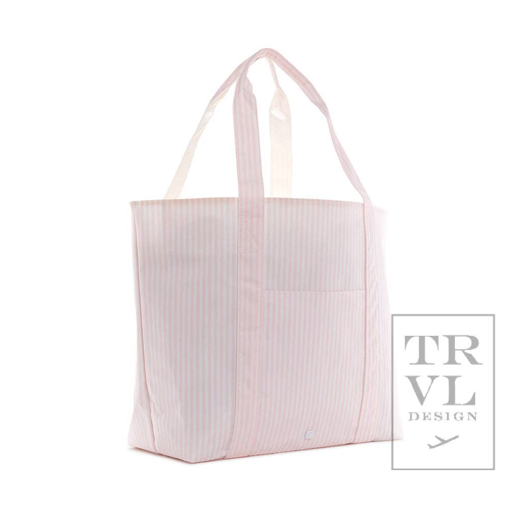 Pimlico Pink Stripe Jumbo Tote by TRVL Design