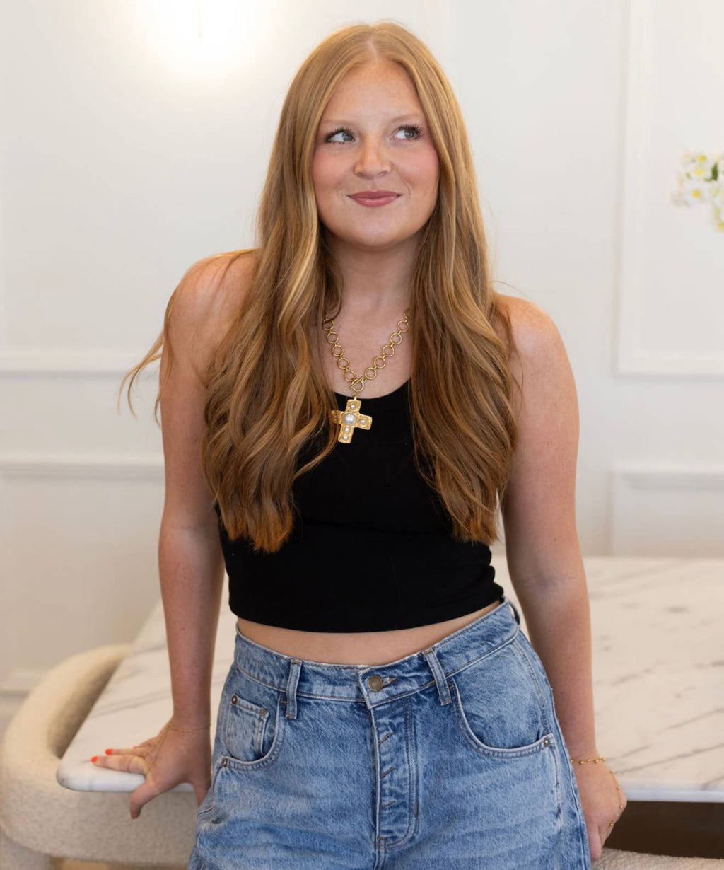 HARPER NECKLACE: GOLD