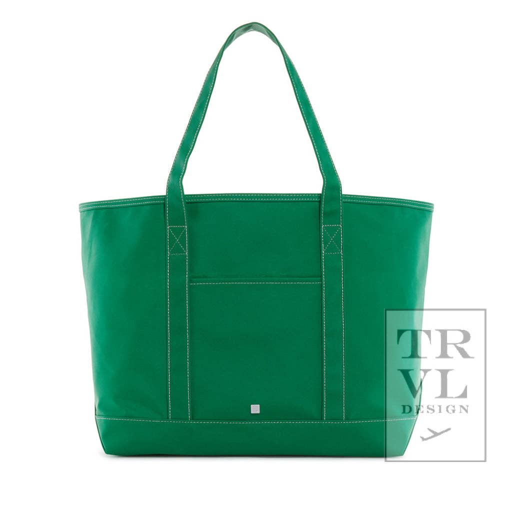TRVL Maxi Jumbo Tote / Kelly Green