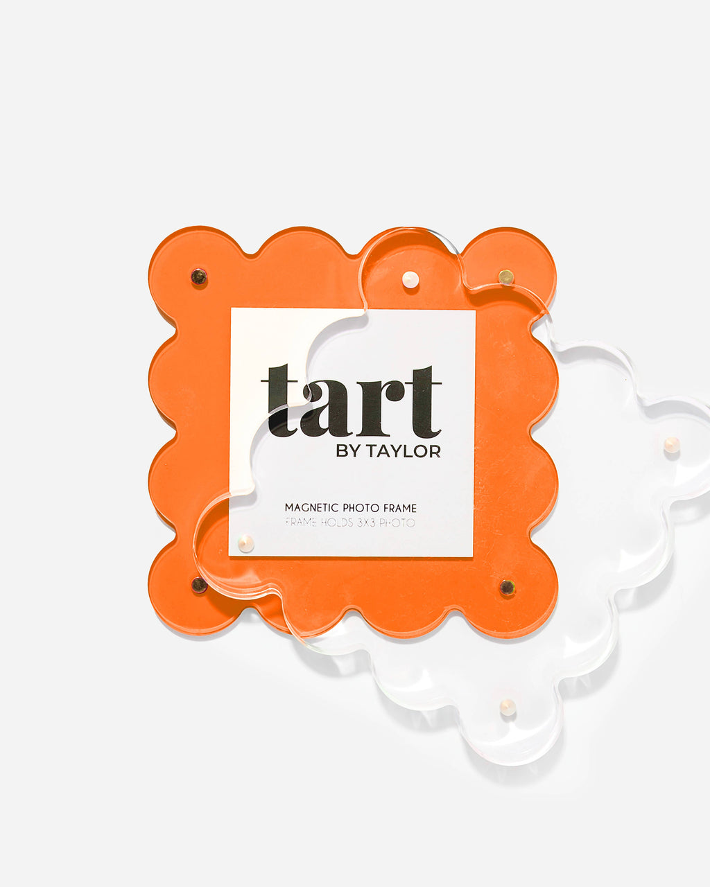 Neon Orange Mini Acrylic Picture Frame