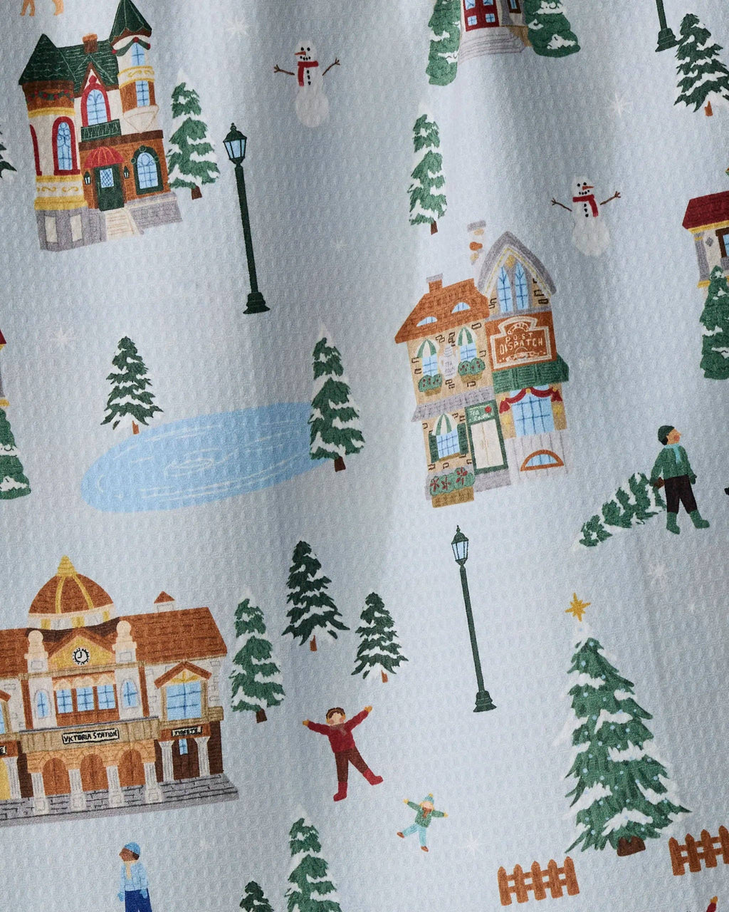 Holiday Nostalgia Luxe Kitchen Towel
