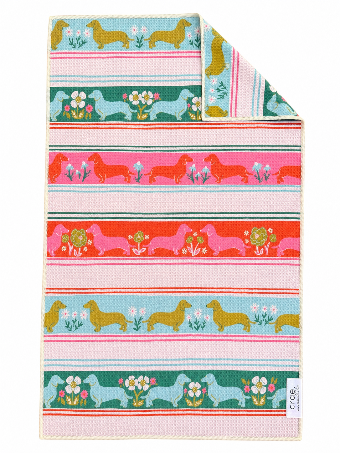 Garden Sausage: Double-Sided Hand Towel  (17 in x 27 in)