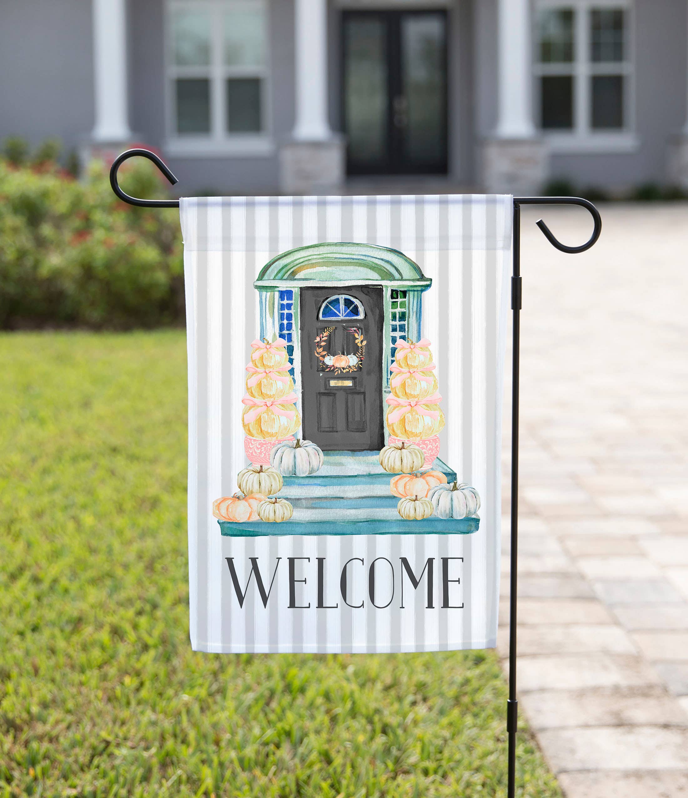 Fall Welcome Garden Flag: 12" x 18" - Double-Sided