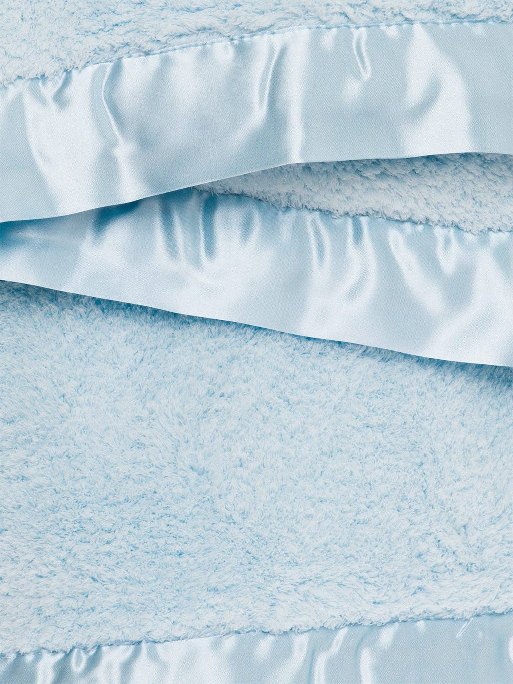 Chenille Baby Blanket: Unboxed / Cornflower