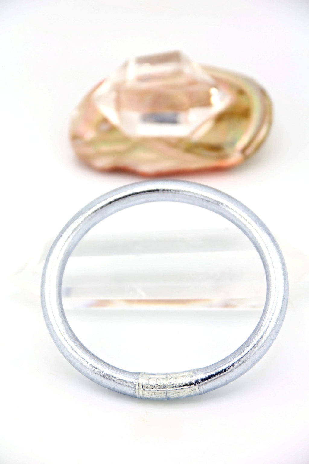 Luxe Thai Buddhist Temple Bangle / Red Poppy