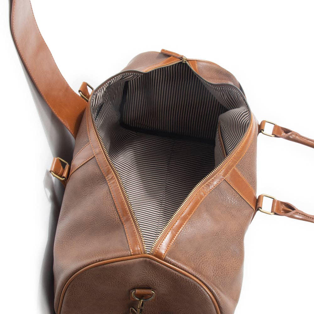 The Oxford Duffel Bag: Chocolate Brown-3317