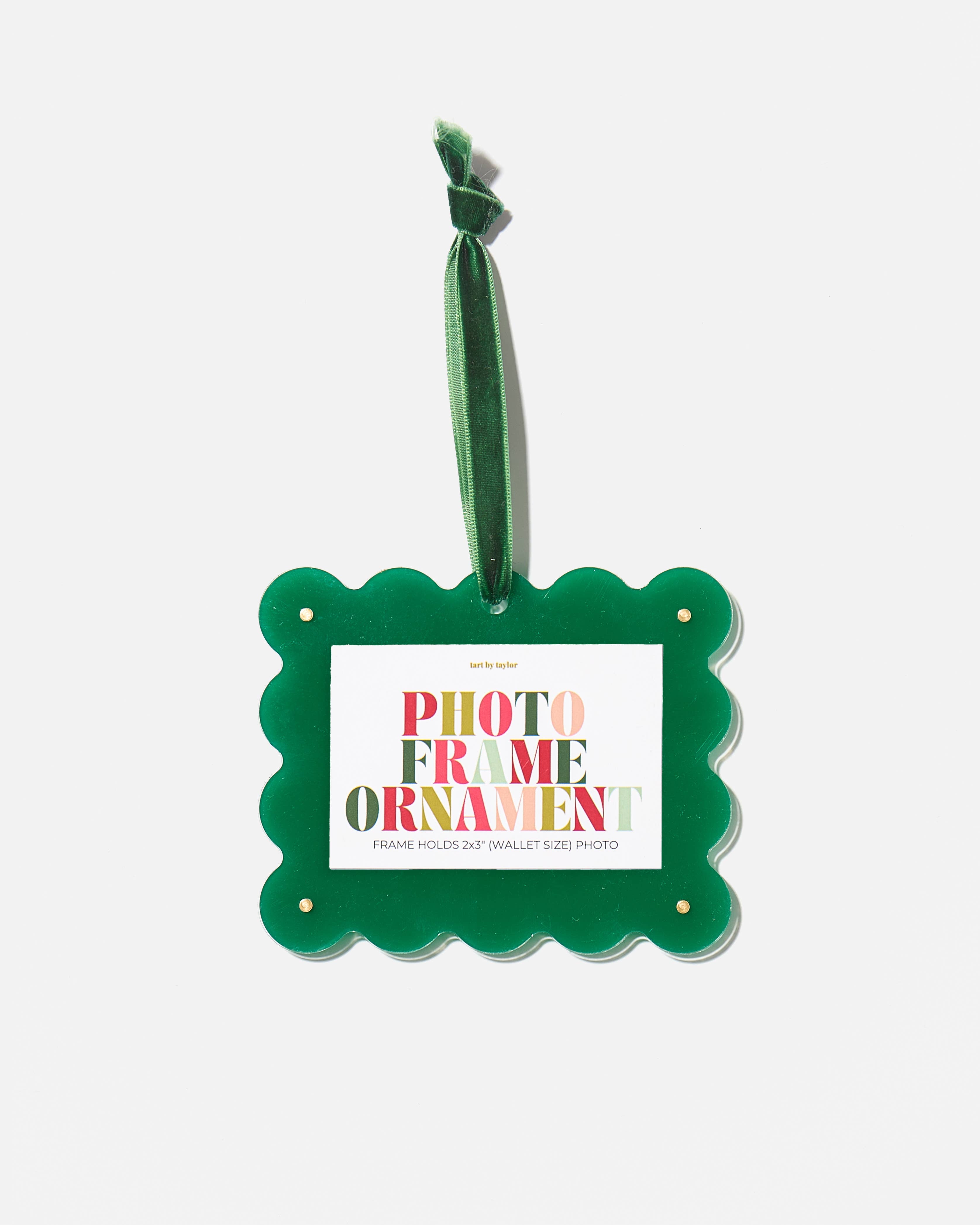 Green Frame Ornament