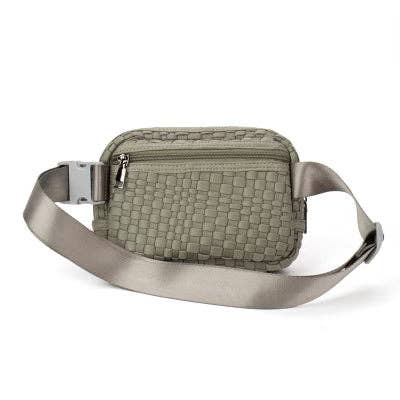 Woven Belt Bag - Stone