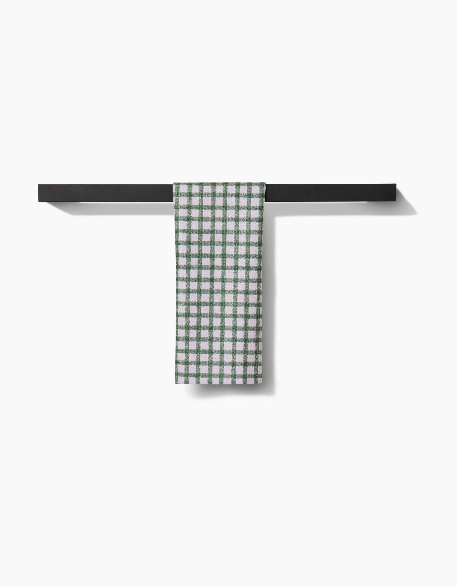 Fireside Plaid Green Bar Towel - Thumbnail 4