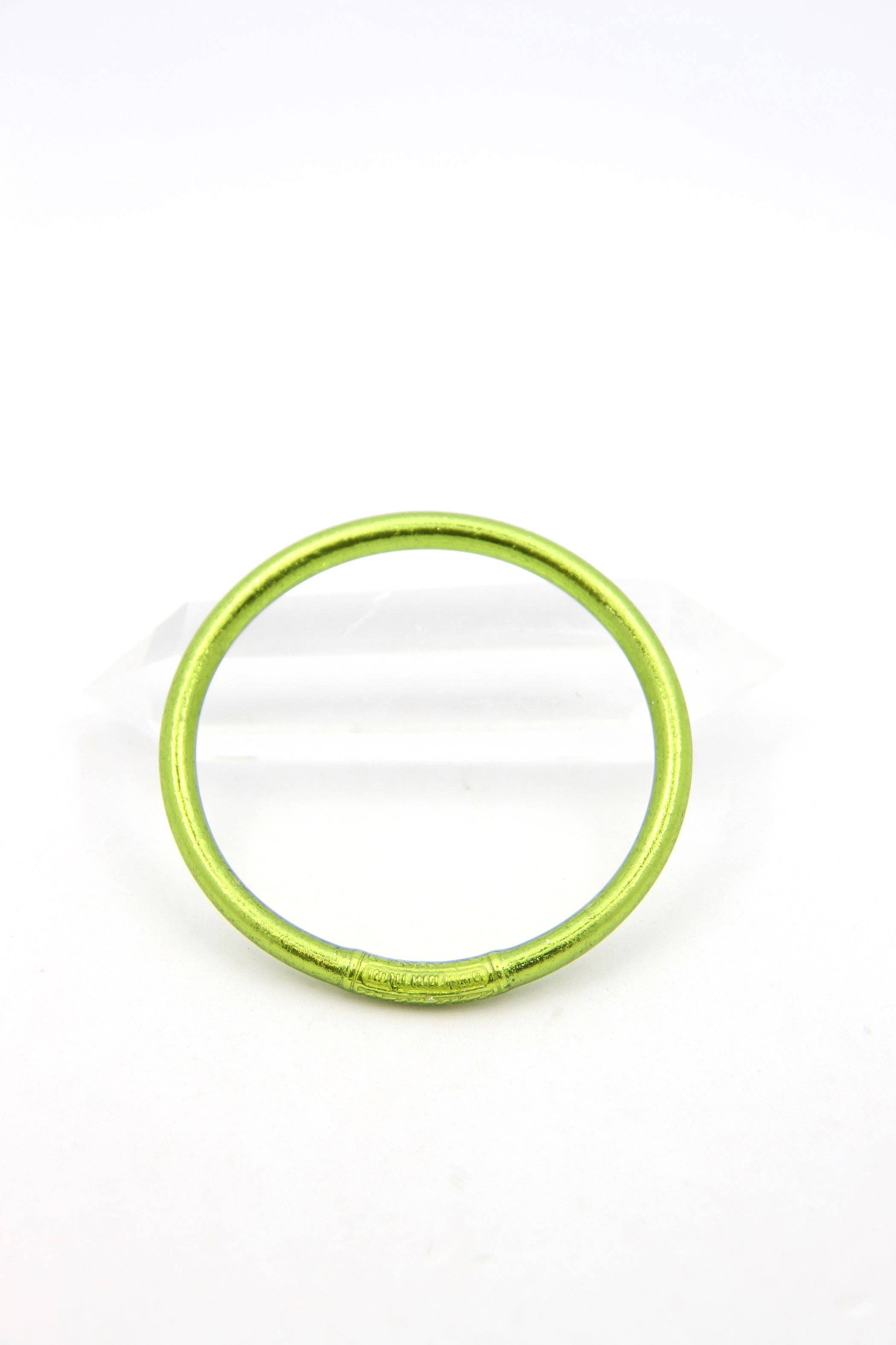 Single Rainbow Thai Buddhist Temple Bracelet Bangle / Bubblegum