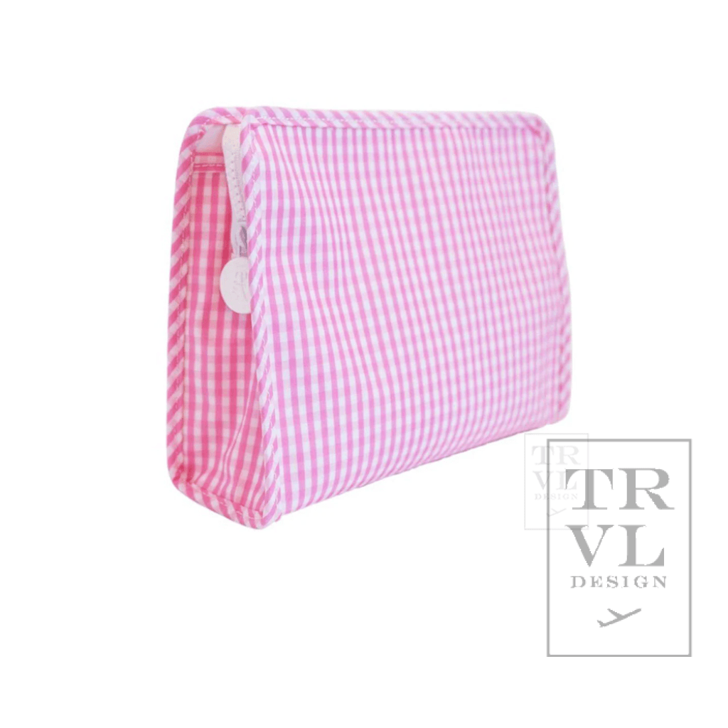Gingham Pink TRVL Roadie- Large