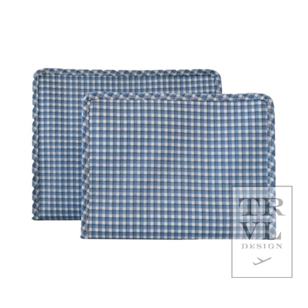 Rodeo Check Indigo Roadie- Large