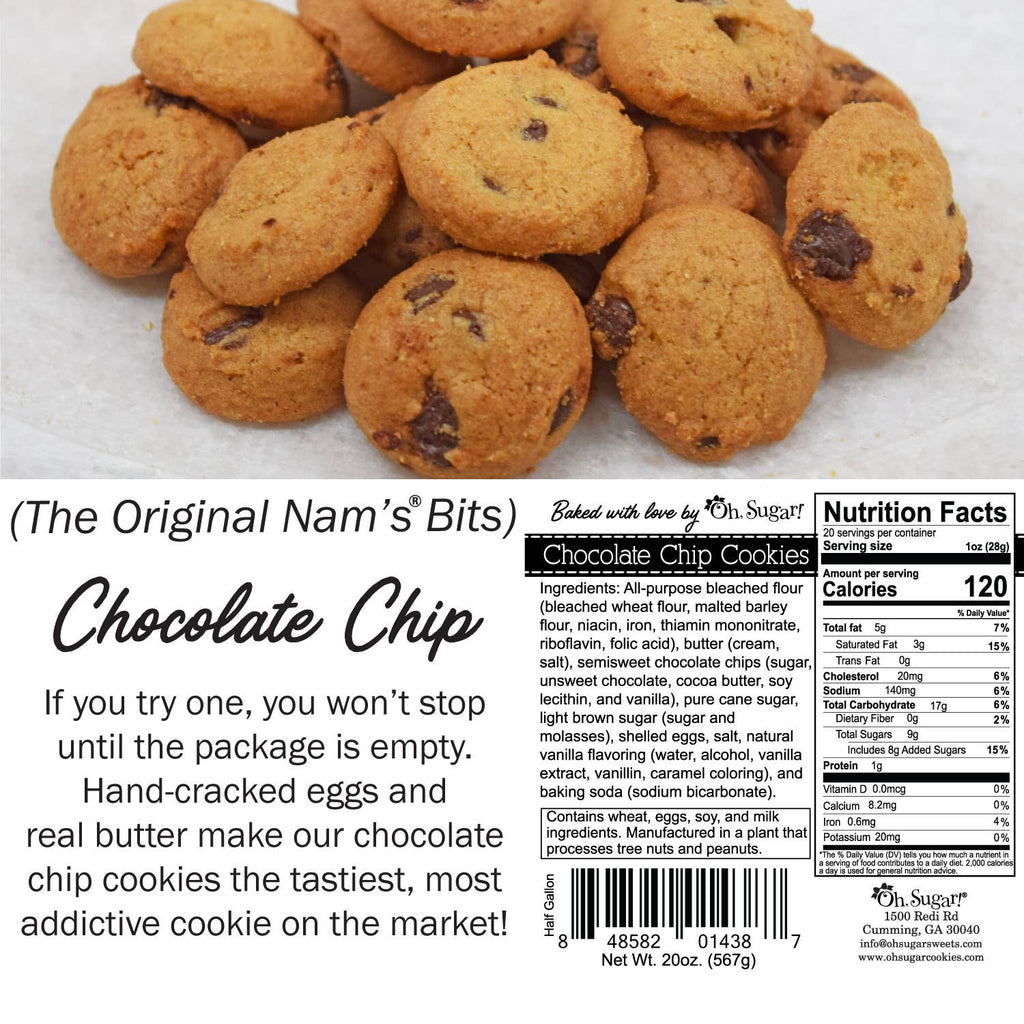 Oh, Sugar! Chocolate Chip Cookie Jars | USA / 4th of July | Half Gallon