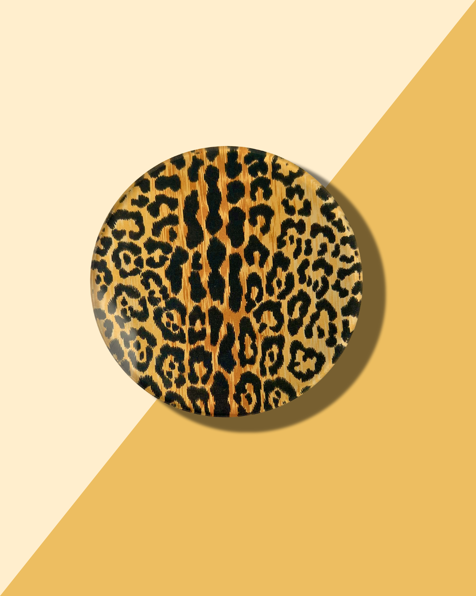 Leopard Print Coaster Set