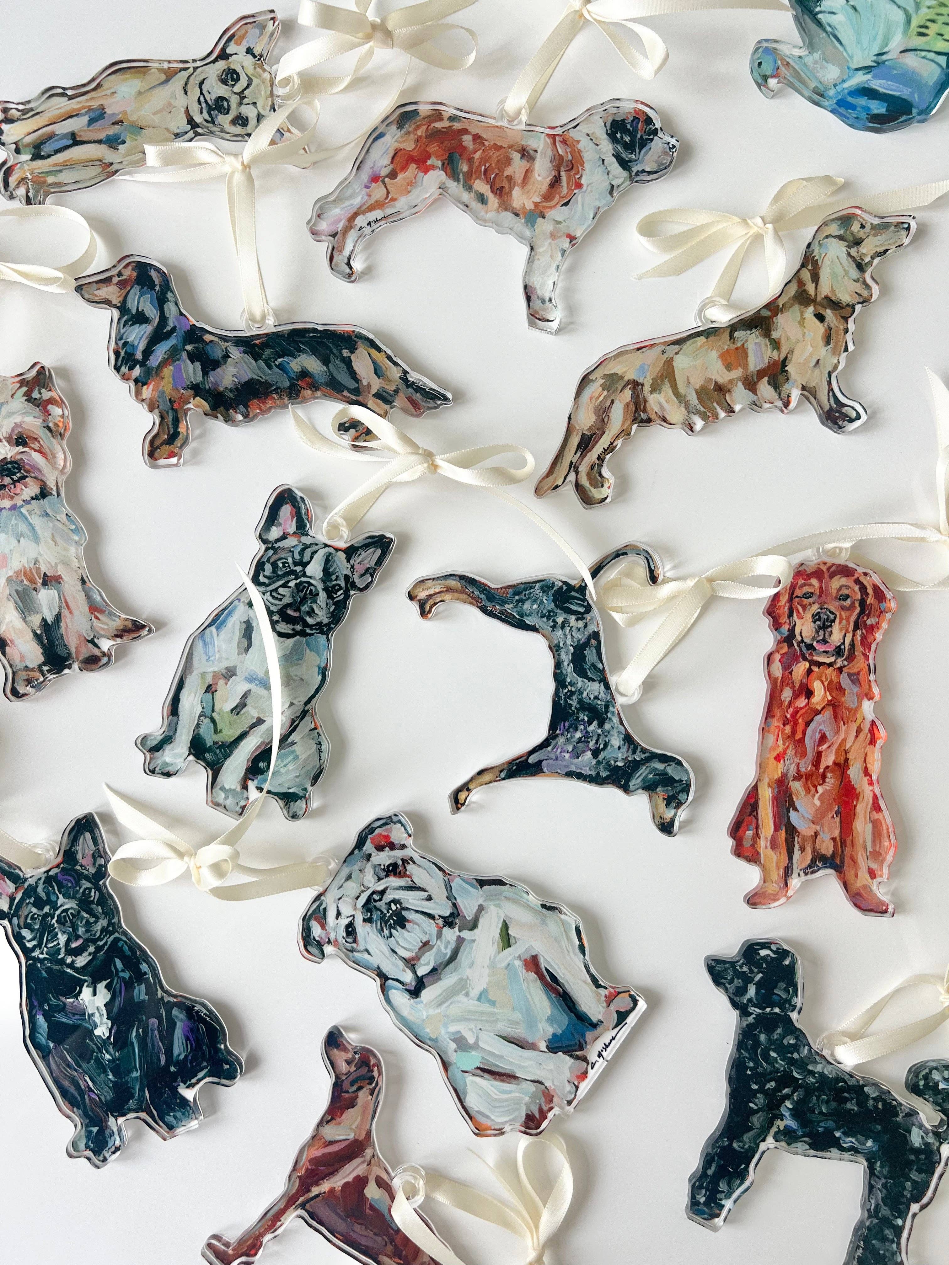 "Dachshund Blonde" ornament