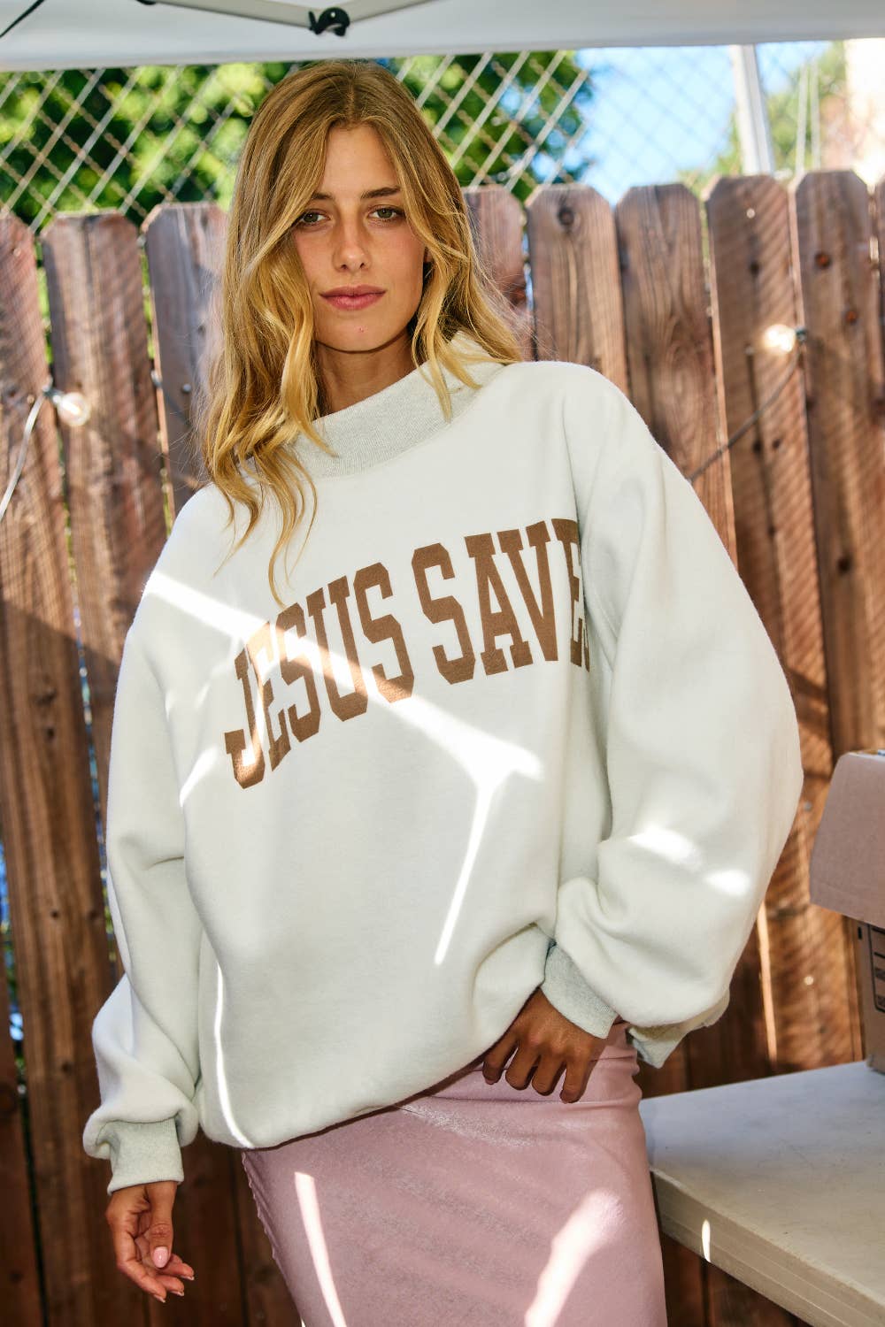 CROSS | 'CROSS &JESUS SAVES' Reversible Sweatshirt