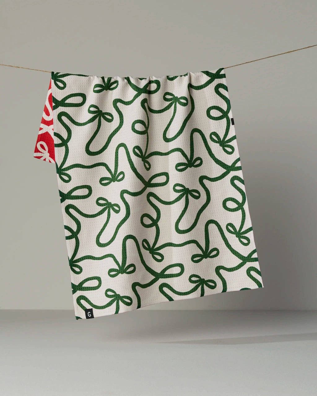 Holiday Bows Luxe Kitchen Towel
