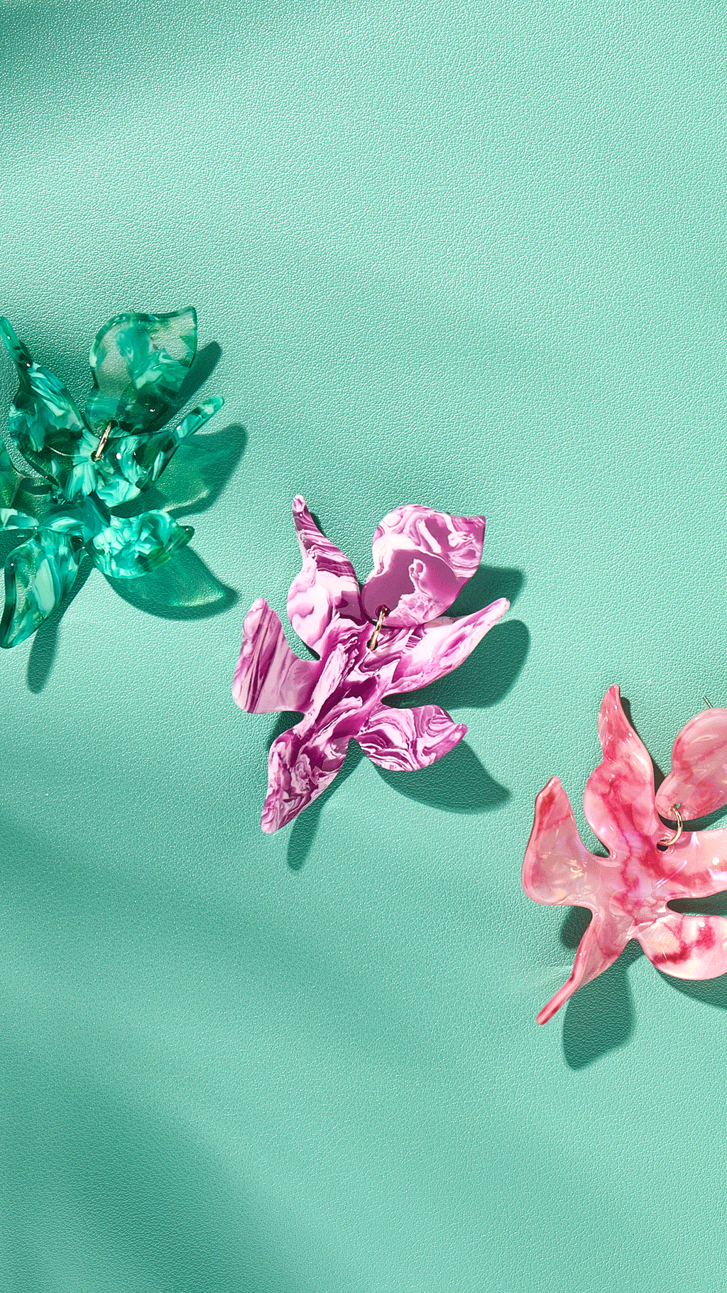 Flora Statement Earrings - Bahama Mama