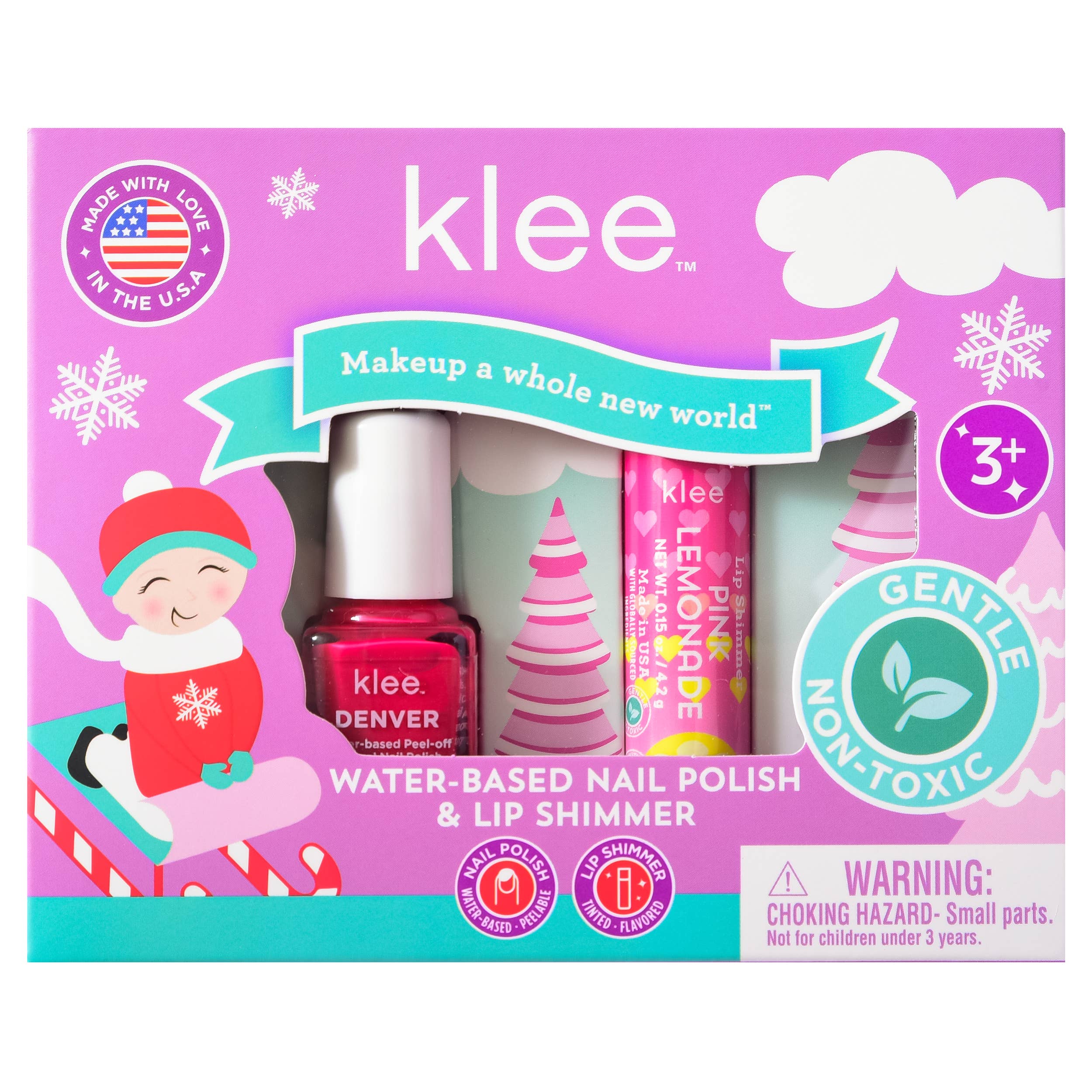 NEW!! Angels' Skates - Water-Based Nail Polish Lip Shimmer: Angels' Skates