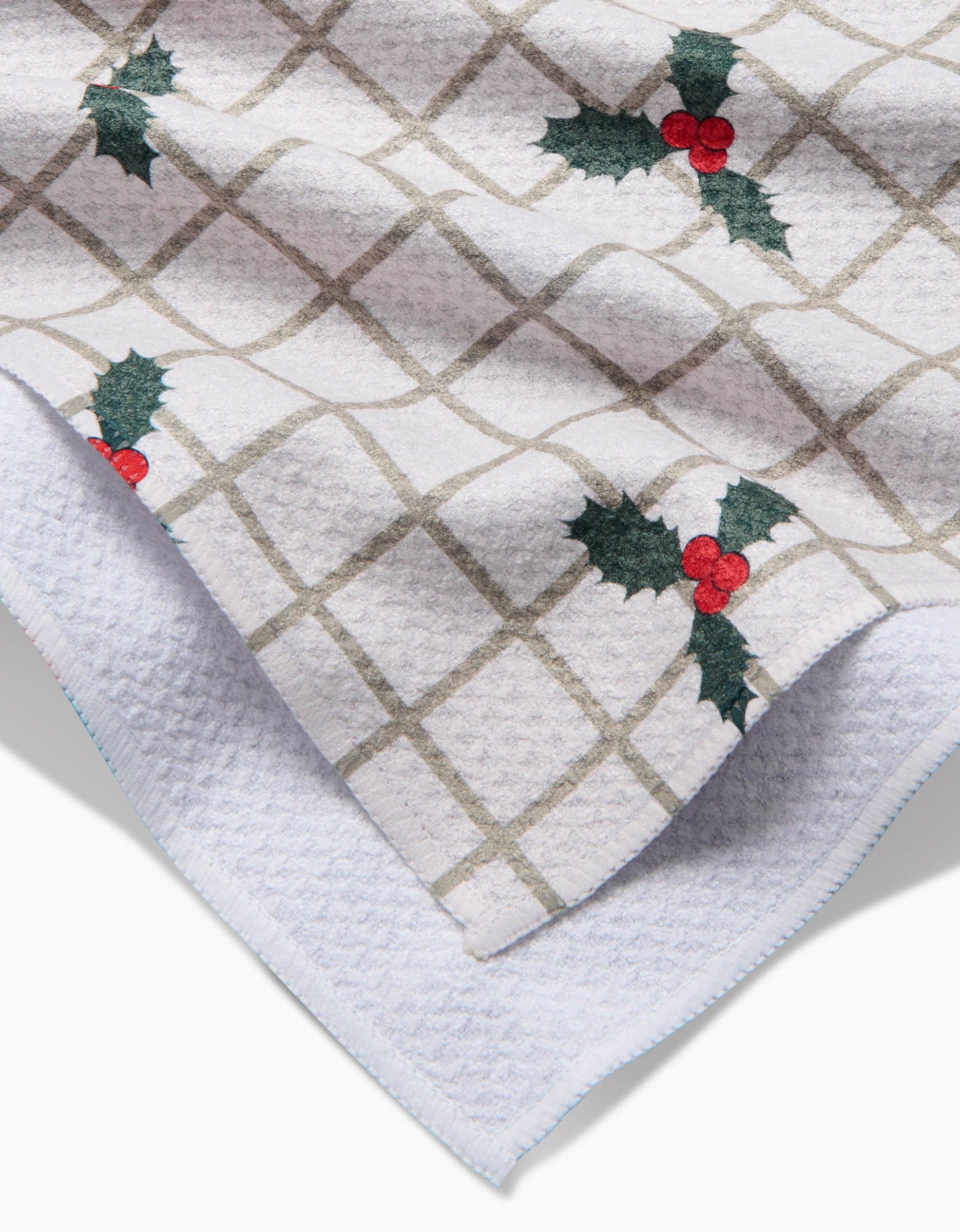 Merry And Plaid Tea Towel