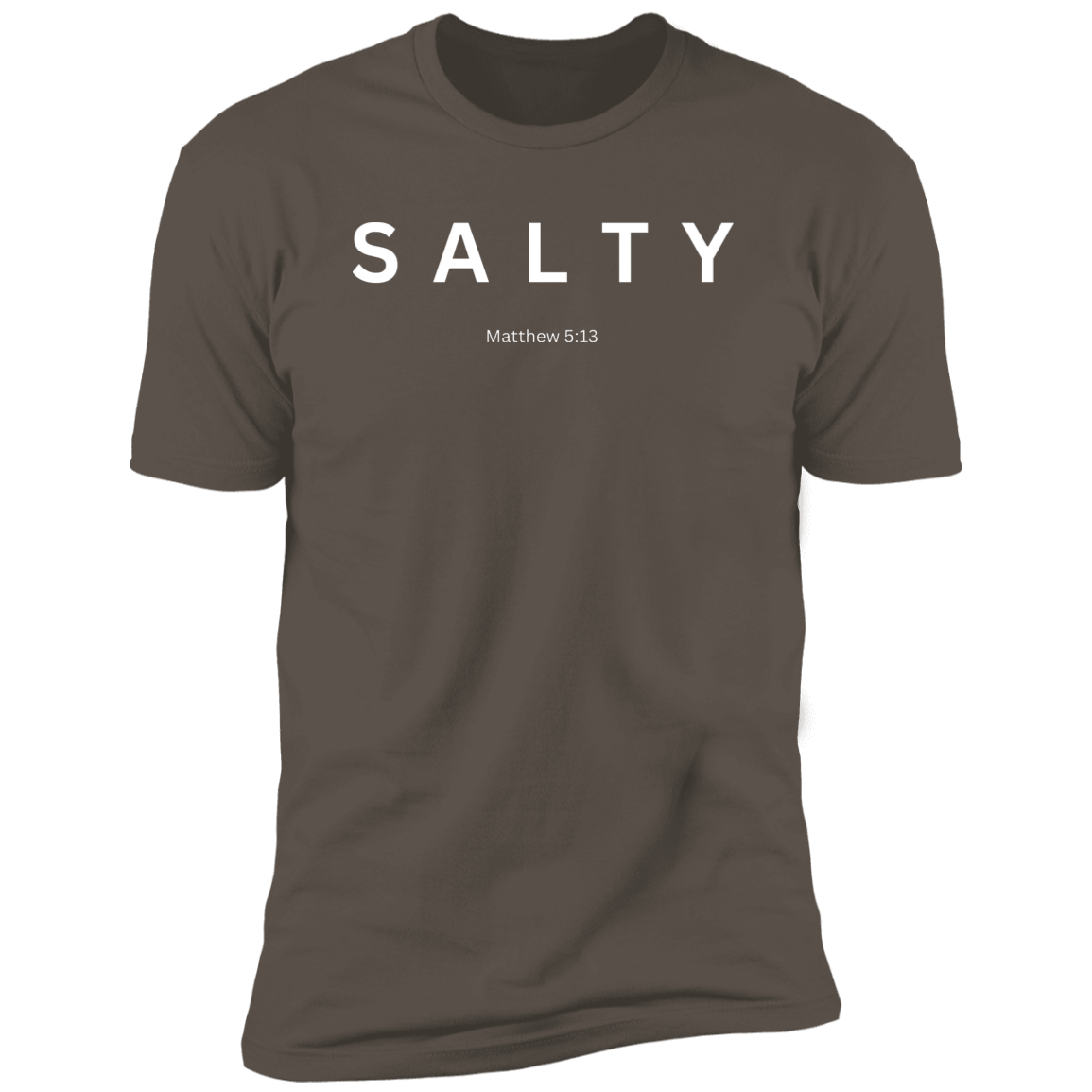 Salty Premium Short Sleeve T-Shirt white lettering