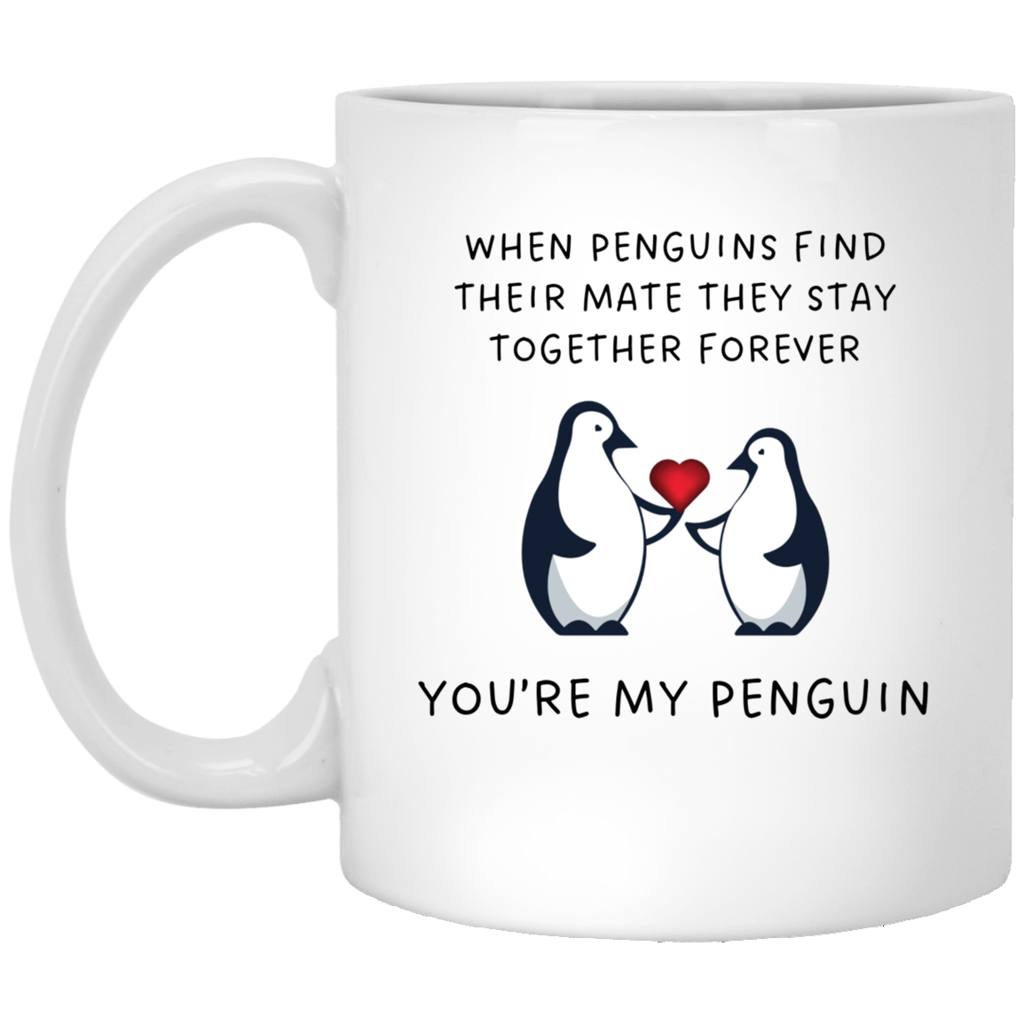 Penguins White Mug