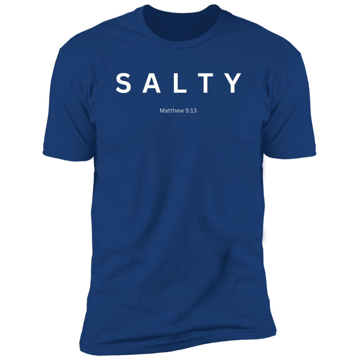 Salty Premium Short Sleeve T-Shirt white lettering