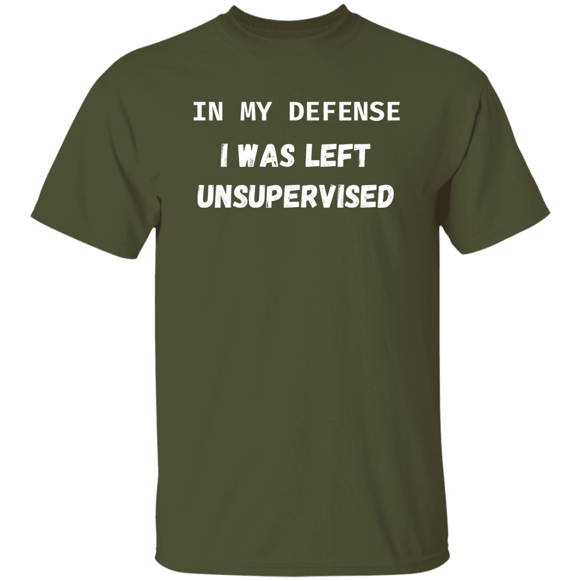 Unsupervised 5.3 oz. T-Shirt white print