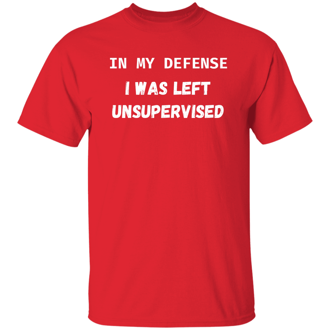 Unsupervised 5.3 oz. T-Shirt white print