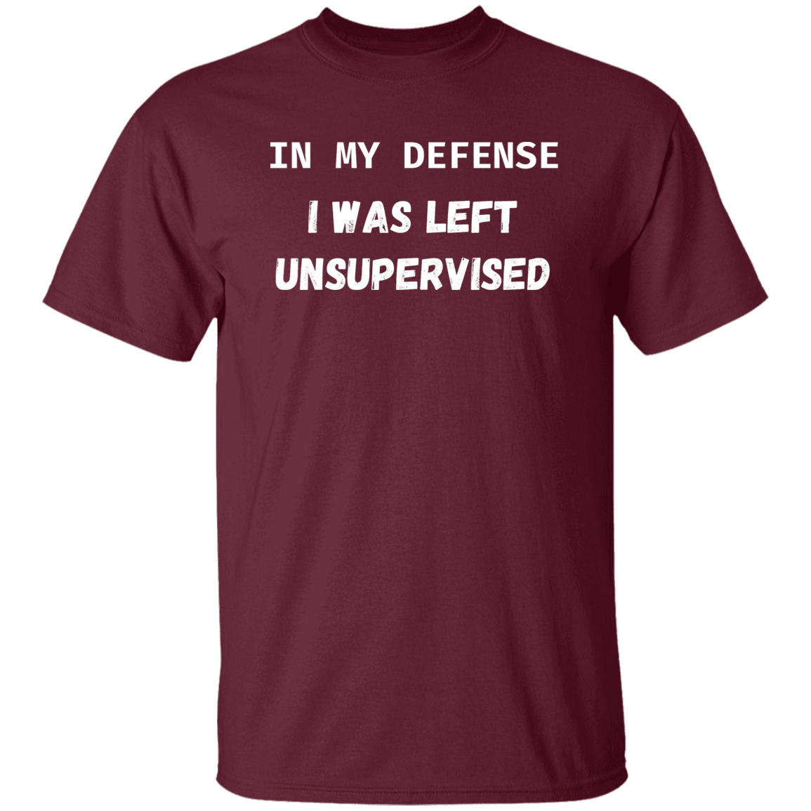 Unsupervised 5.3 oz. T-Shirt white print