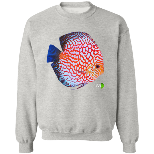 Discus Pullover Crewneck Sweatshirt 8 oz (Closeout)