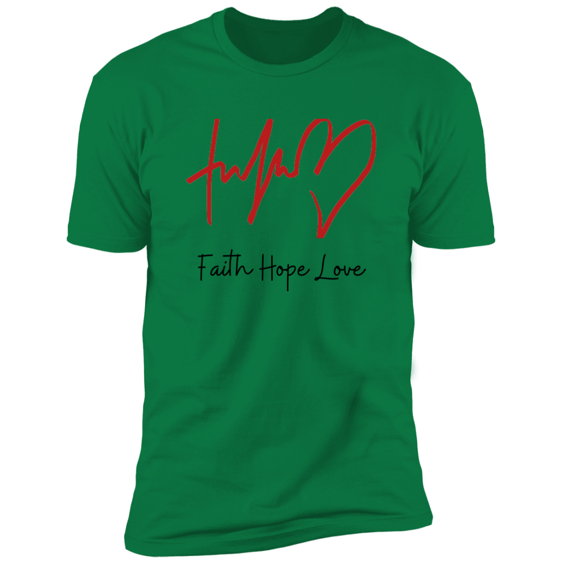 Faith Hope Love Premium Short Sleeve Tee (Closeout) dark print