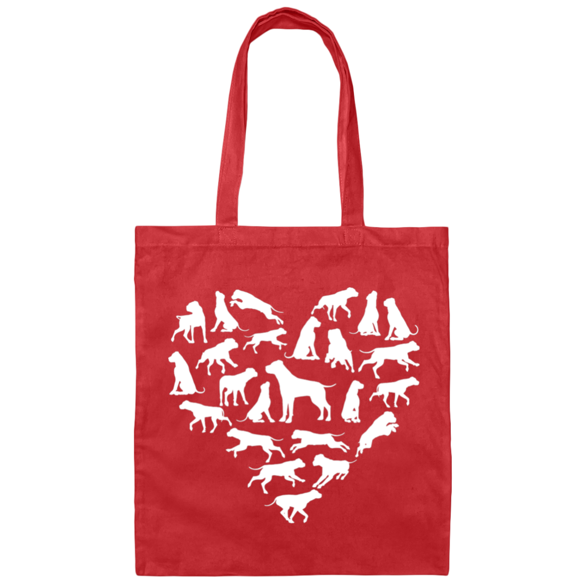 Love All Dogs Canvas Tote Bag
