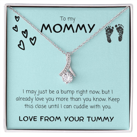 To my Mommy from Her Tummy Alluring Beauty necklace - it's a boy!