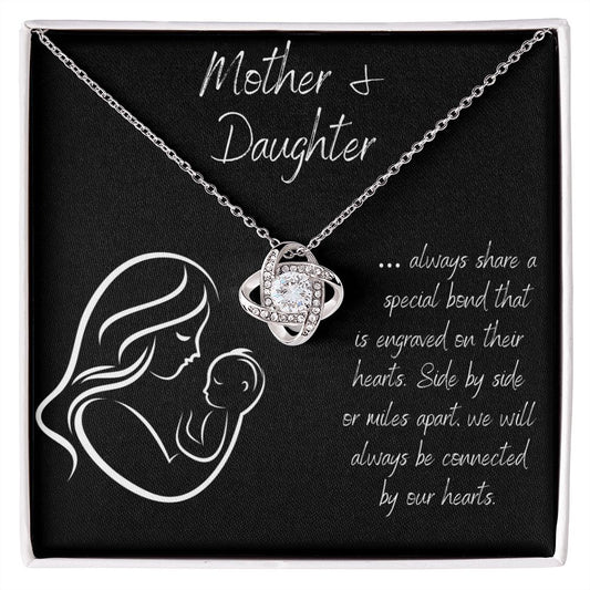 Mother & Daughter Love Knot Necklace design 51