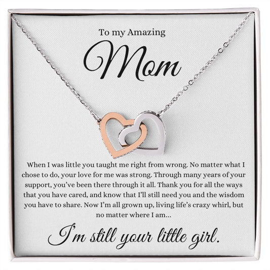 To my Amazing Mom… Interlocking Hearts Necklace design 14