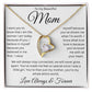 To my Beautiful Mom from Daughter Love Knot Necklace design 31